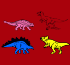 Dibujo Dinosaurios de tierra pintado por omar