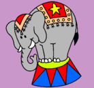 Dibujo Elefante actuando pintado por thomasg