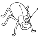 Dibujo Cucaracha pintado por juanse