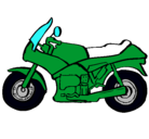 Dibujo Motocicleta pintado por axel