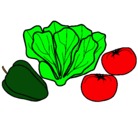 Dibujo Verduras pintado por jocelynmarynperez