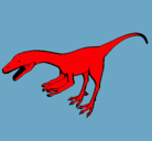 Dibujo Velociraptor II pintado por artair