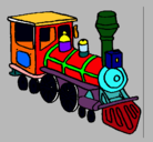 Dibujo Tren pintado por thomasg