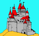 Dibujo Castillo medieval pintado por CASTILLODEJAVIER