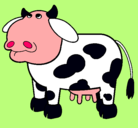 Dibujo Vaca pensativa pintado por XAGL