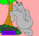 Dibujo Horton pintado por ANABEL