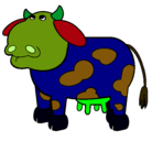 Dibujo Vaca pensativa pintado por lautarogutierrez