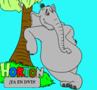 Dibujo Horton pintado por jhoan
