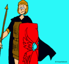 Dibujo Soldado romano II pintado por CRISTIAN