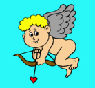 Dibujo Cupido pintado por kamaly