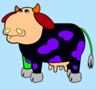 Dibujo Vaca pensativa pintado por ALBERTO