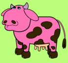 Dibujo Vaca pensativa pintado por victoriahulett