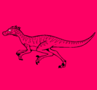 Dibujo Velociraptor pintado por diego