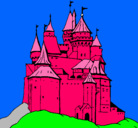Dibujo Castillo medieval pintado por natasha