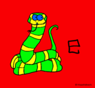 Dibujo Serpiente pintado por GERARD