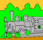 Dibujo Locomotora pintado por CARLA