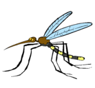 Dibujo Mosquito pintado por lili