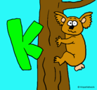 Dibujo Koala pintado por leandro