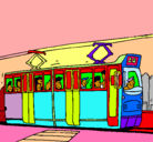 Dibujo Tranvía con pasajeros pintado por lucasfelber