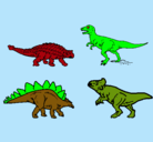 Dibujo Dinosaurios de tierra pintado por Cricri2