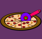 Dibujo Pizza pintado por delosusuariojkk