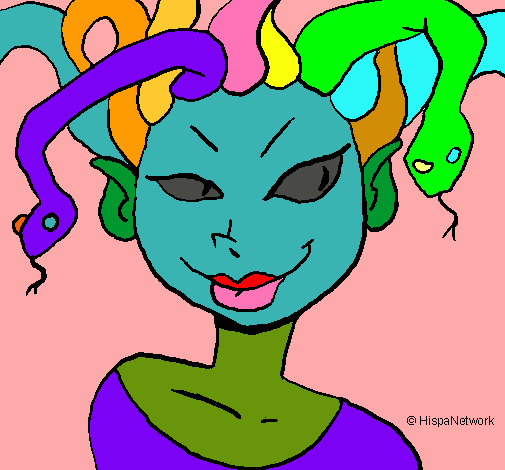 Mujer medusa