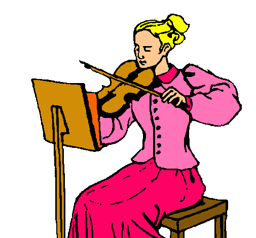 Dama violinista