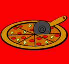 Dibujo Pizza pintado por sebastianvallet