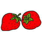 Dibujo fresas pintado por ANGHELITO