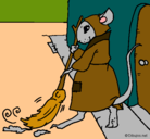 Dibujo La ratita presumida 1 pintado por lorena
