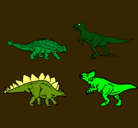 Dibujo Dinosaurios de tierra pintado por loscodos