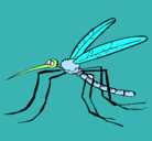 Dibujo Mosquito pintado por vor