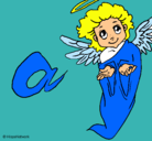 Dibujo Ángel pintado por GISELLA