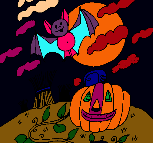 Paisaje de Halloween