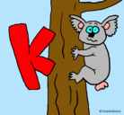 Dibujo Koala pintado por teresa