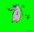 Dibujo Rata pintado por isairene