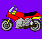 Dibujo Motocicleta pintado por yo