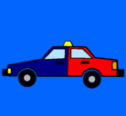 Dibujo Taxi pintado por robert
