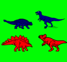 Dibujo Dinosaurios de tierra pintado por hectorm