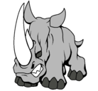 Dibujo Rinoceronte II pintado por DarkHadou