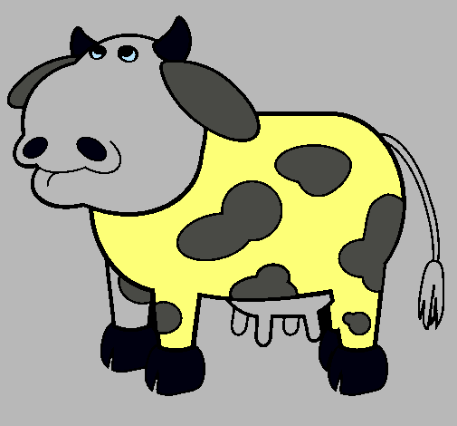 Vaca pensativa