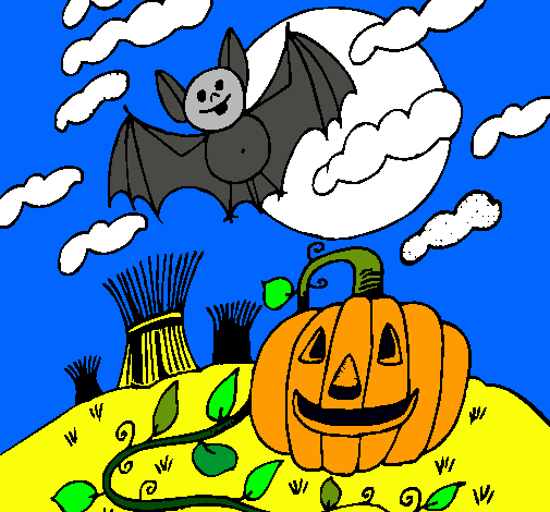 Paisaje de Halloween