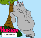 Dibujo Horton pintado por Andrea