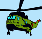 Dibujo Helicóptero al rescate pintado por gaboypepe