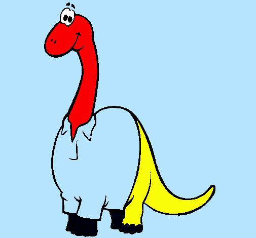 Diplodocus con camisa