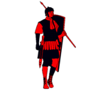 Dibujo Soldado romano pintado por FSLN