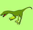 Dibujo Velociraptor II pintado por pedro