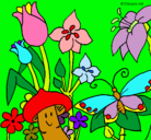 Dibujo Fauna y flora pintado por rosavirginia