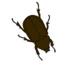 Dibujo Escarabajo pintado por sandrita