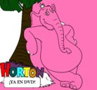 Dibujo Horton pintado por roooo